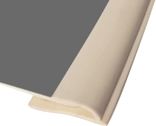 PVC Bodenleiste Übergangstürleiste Teppichleiste Beige 4 m