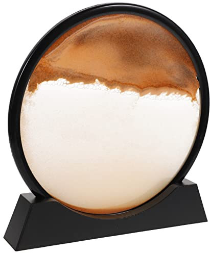 HAWILLOSCH Art Du Sable Mouvement Décor De Bureau Sablier Liquide Pour Maison Chambre