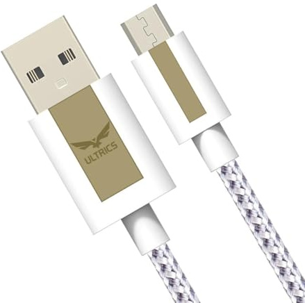 USB to Micro USB Cable 1M (2 Pack), Android Charger Cable, Nylon Braided Fast Charging Cable, Micro USB Data Sync Cord Compatible with Samsung Galaxy S7 S6 S5 J3 J5 J7, Huawei, LG, Kindle, PS4, Xbox