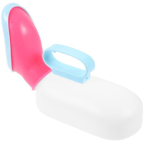 Urinario Femenino Reutilizable de Plástico 900ml Tapa para Viajes | Diseño Ergonómico, Cómodo en Rehabilitación, Fácil de Llevar, Uso en Camping y Trayectos Largos