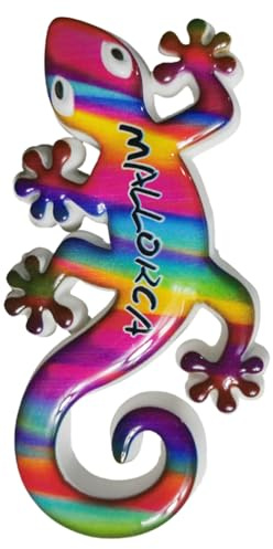 Kühlschrankmagnet im Gecko-Stil, Mallorca, Spanien, Touristen-Souvenir, Kühlschrankmagnet, Bastel-Kollektion