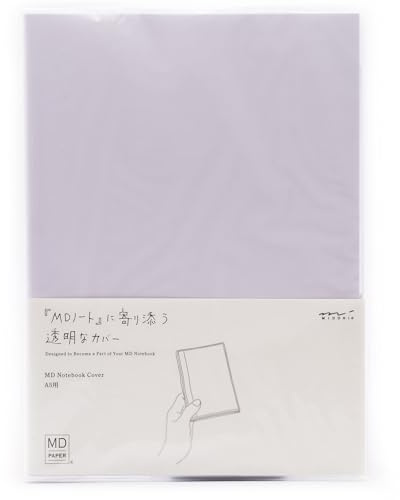 MD Papier Midori Japan Notizbuch Klarsichthülle Plastikhülle - A5