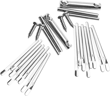 Cabilock 2 Sätze DIY Kalimba Daumenklavier Metallkörper Tragbares Mini musikinstrument für Erwachsene Anfänger mit Klarem Langanhaltendem Klang und Einfachem Dekorativem Design