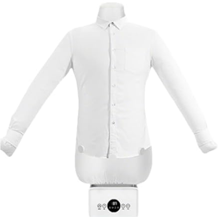 ShaiVrissian Automatischer Hemdenbügler,Bügelpuppe,109 Löcher,Heißluftaustritt,Touch-Steuerung,Inclusive Trocknungsfunktion Und Zubehör, Für Knitterfreie Hemden,Blusen,Shirts,Hosen A