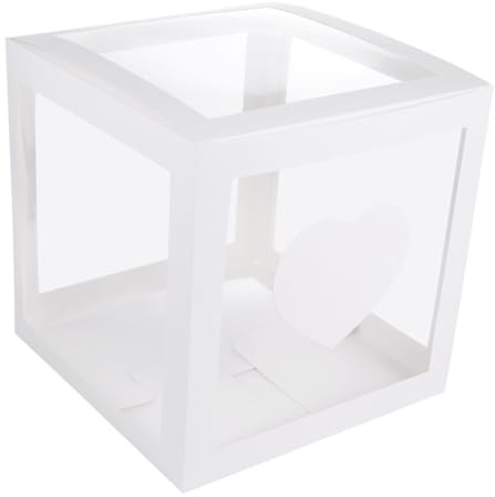 TOYANDONA Transparente Einfacher Ballon aus Hartfaser Dekorationsbox Dekoration Pvc mit Faltmontage im Jahr für Party und Ktv