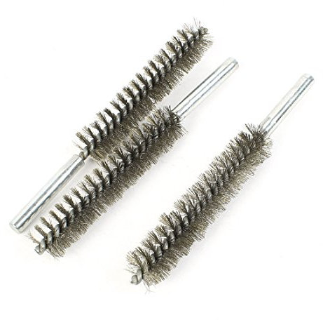 Aexit 15cm Körner & Locheisen lang 20mm Durchmesser Edelstahl Draht Tube Splintentreiber Reinigungsbürste 3PCS