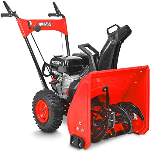 Hecht 9555 Benzin-Schneefräse (56 cm Räumbreite, 4 kW / 5,5PS, 4-Vorwärts-, 1 Rückwärtsgang)