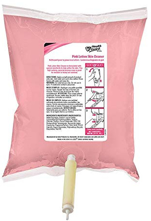 Pink Lotion Skin Cleaner, 800 mL Boxless Bag Refill, Health Guard 5665LBL, Pack of 4