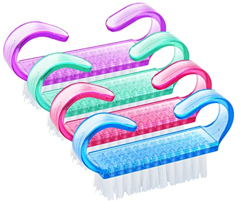 G2PLUS 4PCS Cepillos de Uñas Cepillo Limpieza de Uñas Cepillo de Limpieza para UñasCepillo de Mano de Fregar Limpieza para Limpieza de Manos