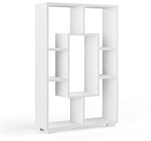 Vicco Raumteiler Domus, Weiß, 60.2 x 90 cm | 7 Fächer, zur flexiblen Raumaufteilung und Aufbewahrung nutzbar