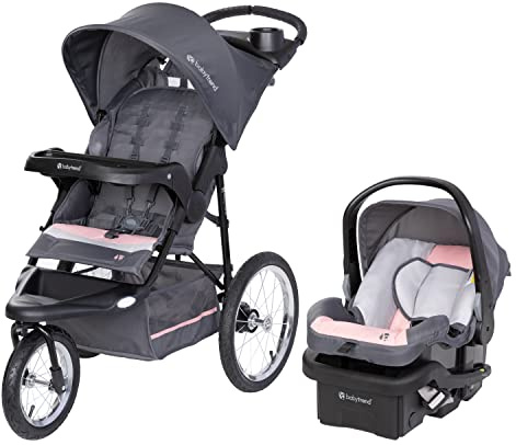 Baby Trend Expedition® Jogger Travel System with EZ-Lift™ Infant Car Seat, Dash Pink