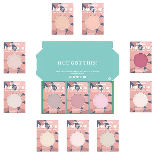 Rust-Oleum Bathroom Cabinet Paint in Gloss Finish – Sweet Pinks Tester Box