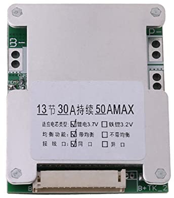 1pc 13S 48V 50A 18650 Li-ion Lithium Battery Pack For Protection Board PCB 18650 Li-ion Lithium Battery Capacity Tester