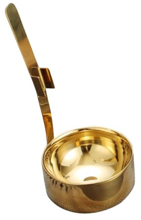 Zerodeko Porte-cuillère en Acier Inoxydable Résistant la Chaleur, Support à Louches Vertical, Rangement pour Ustensiles Cuisine, Accessoire Multifonction pour Fondue et Restaurant,