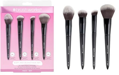 Brushworks Buff and Blend Face Set