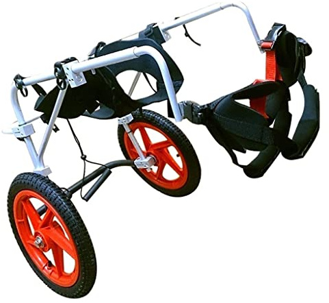 Großer Haustier-Rollstuhl, Walkin-Räder helfen beim Aufbauen von Hinterbeinen, Rehabilitation – Haustierwagen, Hunde-Rollstuhl für große Hunde
