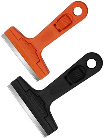 2 Stück Eiskratzer Auto, Schneebesen Auto, Auto Kratzer, Eiskratzer Schneekratzer Auto, Murska Messing Scheibenkratzer Auto, Eiskratzer Autokratzer, Eiskratzer Messingklinge