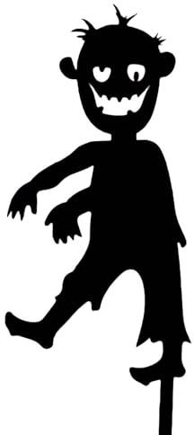 Halloween trädgårdsskyltar med pinnar, halloween gräsmatta pinnar