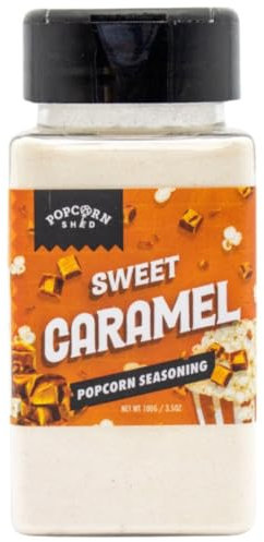 Caramel Popcorn Seasoning, DIY Popcorn Seasoning, Movie Night, Make Your Own Popcorn at Home, Low Calorie Snack, Fun for Kids, 100g