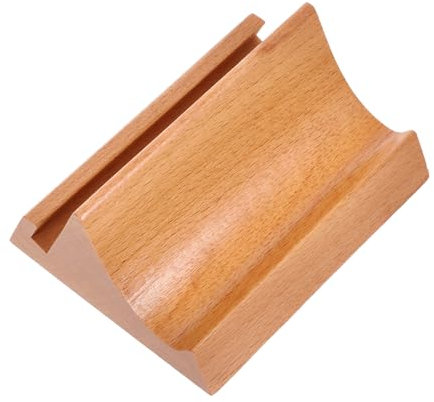 HOMSFOU Versatile Holzständer Für Karten Und Kalender Dualer Handyhalter Und Schreibtisch-organizer Stabiler Und Kompakter Für Handys Fotos Und Tischkalender Für Zuhause Und Büro