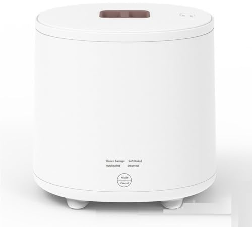 Mini Smart Electric Egg Boiler, 4-egg capacity design. Effortlessly prepares soft, medium or hard-boiled eggs. Features automatic power-off and audible alert functions.