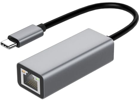 Adaptador a Ethernet - Adaptador LAN convertidor de Red con | Cable Estable | Adaptadores compactos de Alta Velocidad USB CEthernet para Tablet Smartphone