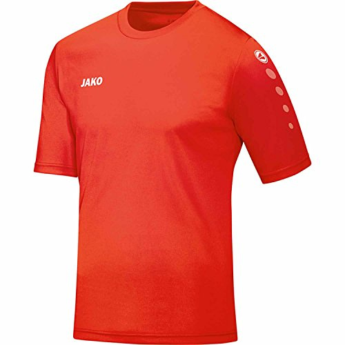 JAKO Herren Team (Kurzarm) Fußballtrikots, Flame, L EU