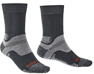 Bridgedale HIKE Midweight Merino Performance Boot Original-Men's- Medium-Gunmetal