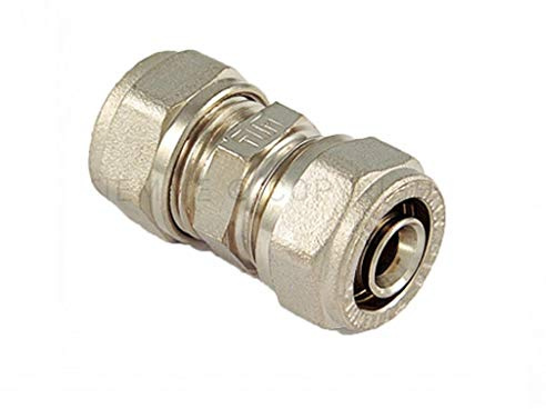 Raccordo A Stringere Dritto Doppio 26 X 26 Multistrato Tiemme