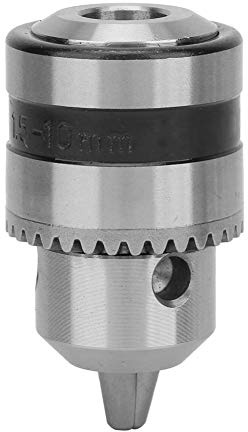B12 Mandrino per trapano mandrino di trapano chiave mandrino con chiave 1.5-10mm Capacità Kit per utensili di fresatura dell'adattatore per mandrino in acciaio inossidabile