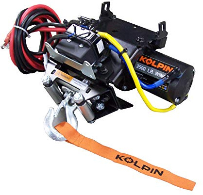 HONDA® ATV KOLPIN QUICK-MOUNT WINCH 2500 LB STEEL CABLE