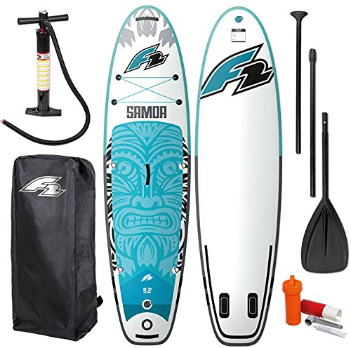 F2 Samoa Kinder SUP 8,2 2021 Stand UP Paddle Board + PADDEL + Bag + PUMPE