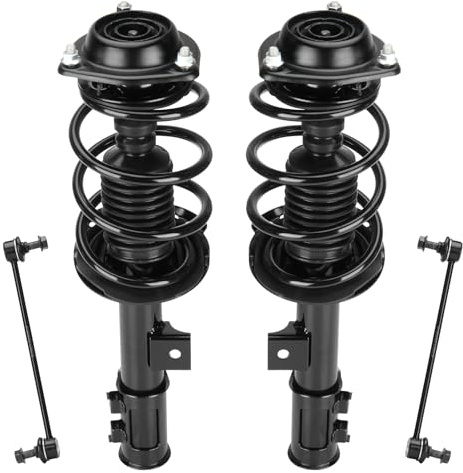 Front Strut Assembly & Sway Bar Links for Hyundai Elantra Sedan 2011-2016, Shock Absorbers Replace 172709 172708 4PCS