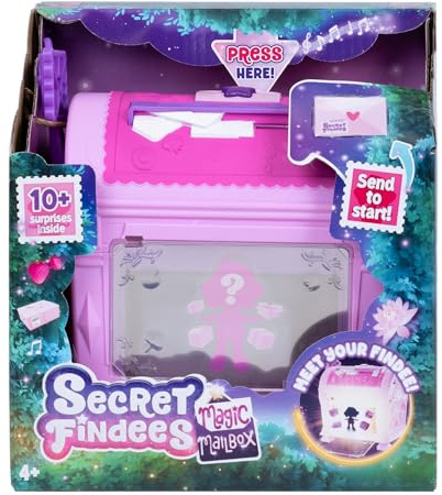 Goliath Secret Findees Magic Mailbox Pink | Includes Either Audree or Roxee | Discover 10+ Surprises Inside | Recommended for Ages 4+