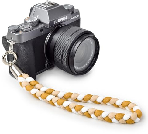 VOVMOEYA Kamera Handschlaufe, Vlog Kamera-Handschlaufe für Sony ZV-1F ZV-E10 ZV-1 Canon V10 G7X Mark III II G9 X Mark II Rioch GR IIIx Leica Q2 D-Lux DSLR spiegellose Kameragurt für DSLR-Kamera