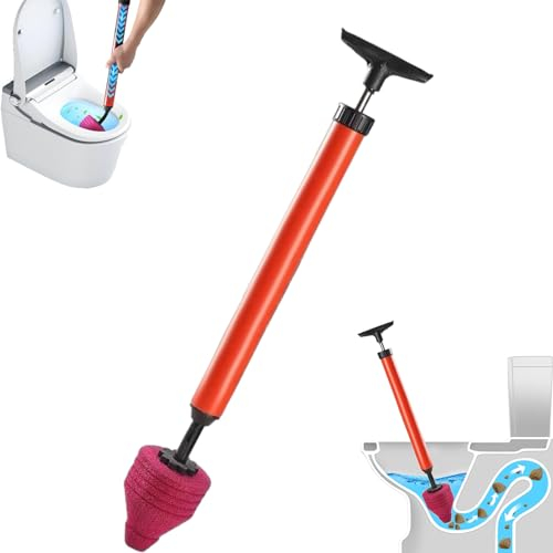 Hochdruck Toilettenreiniger,high Pressure Toilet Unblock One Shot Toilet Pipe Plunger,hochdruck Toilette Entsperren,Toilettenverstopfung Entferner,für Reinigen Rohre,Waschbecken,Badezimmer,Küchen