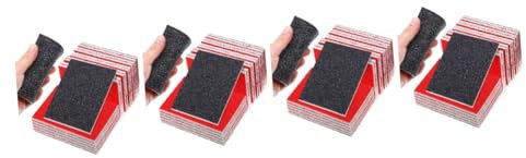 GLEAVI 80pezzi Spugne Abrasive Per Levigatura Pz Grit Pz Grit Pad Schiuma Per Auto Legno e Design Per Maneggevolezza Ottimale
