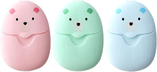 GANPUB 150 hojas de jabón desechables portátiles para baño, rebanadas de papel espumoso, para el hogar, viajes, al aire libre, baño, cuidado personal, removedor de maquillaje