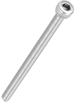 Kozelo 25 Stück Zylinderschrauben mit Innensechskant - [M4-0,7 x 70mm] 304 Edelstahl Vollgewinde Innensechskantschraube Antrieb für Elektromotor 3D-Druck Lüfter Motorenaustausch, Silber