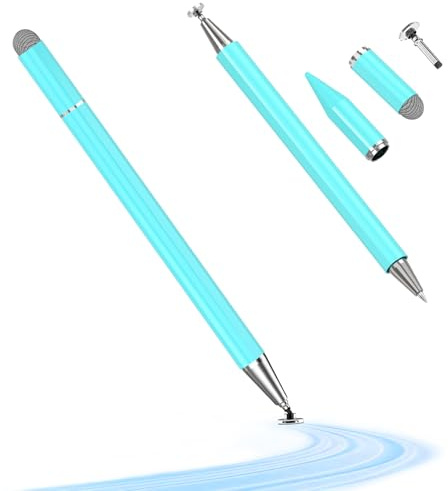 Simsky Stylet Tablette, Stylo Tactile pour écrans Tactiles pour Toutes Les Tablettes/Téléphones Portables Tels, Universel Capacitif Stylo pour Apple iPad/Pro/iPhone/Samsung/Fire HD (Bleu)