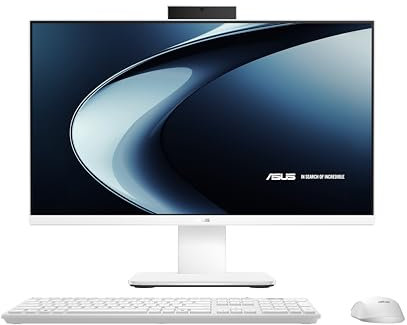 ASUS,V400 AiO V440VAK-WPC0790 - Sobremesa Todo en uno 23.8 Full HD (Intel Core i5-13420H, 16GB RAM, 512GB SSD, UHD Graphics, Sin Sistema Operativo) Blanco - Teclado QWERTY español
