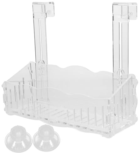 TOYANDONA Pot de Fleurs pour Aquarium Support Transparent pour Plantes Aquatiques Pot de Plantation pour Aquarium