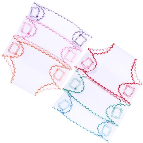 ORFOFE Pannolini Fai Da Te Per Bambole 18 Pollici Per Ragazzo Ragazza, Set 6 Pezzi Riutilizzabili Stampe Colorate, Accessori Per Sviluppo Cognitivo e Giochi Di Ruolo