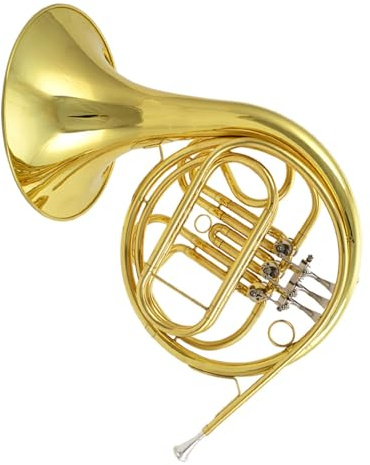 Doppeltes Waldhorn Waldhorn Goldlack F Tonart Aufführungspraxis Professionelles Blechblasinstrument