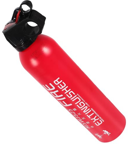 WHAMVOX Estintore Portatile a Polvere 620 G per Auto e Casa, Piccolo Estintore Anello di Fissaggio, Sicurezza Antincendio Stabile e Affidabile per Veicoli e Ambienti Domestici