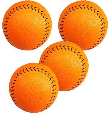 APGLSXY 4 st elastiskt PU-skum baseboll lätt vikt träning softball fitnessutrustning för inomhus utomhus fritid användning träning sport slagboll