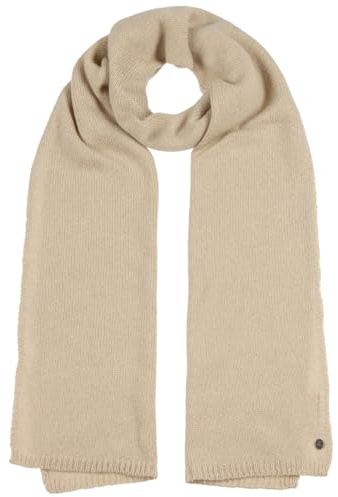 LIERYS Merino Kaschmir Strickschal Made in Germany Damen und Herren Herbst Winter beige One Size