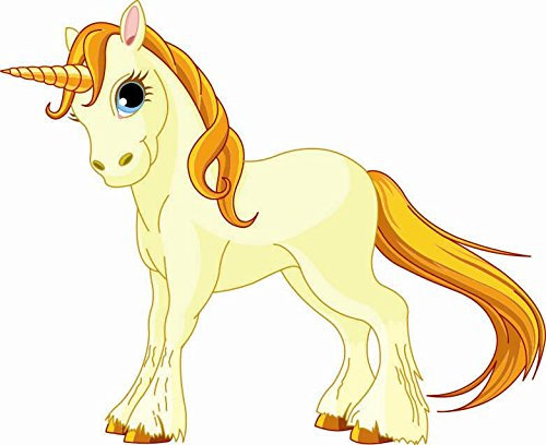 U24 Aufkleber Einhorn Motiv Nr. 5 Autoaufkleber 22 x 18 cm Sticker
