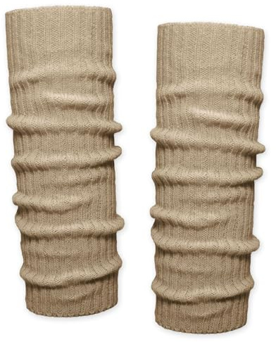 Soul-Cats Grobstrick Bein Stulpen unifarben Beinwärmer Leg Warmers Beinlinge für Herbst Winter Sport