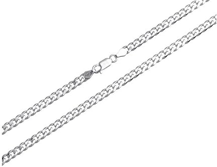 SILBERKETTEN STORE DEIN SCHMUCK ONLINE SHOP Pansarkedja, silverkedja, 4 mm bredd, 925 silver, valbar längd från 38–100 cm, Sterlingsilver